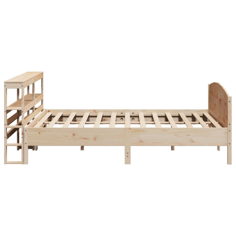 vidaXL tömör fenyőfa ágy matrac nélkül 200 x 200 cm
