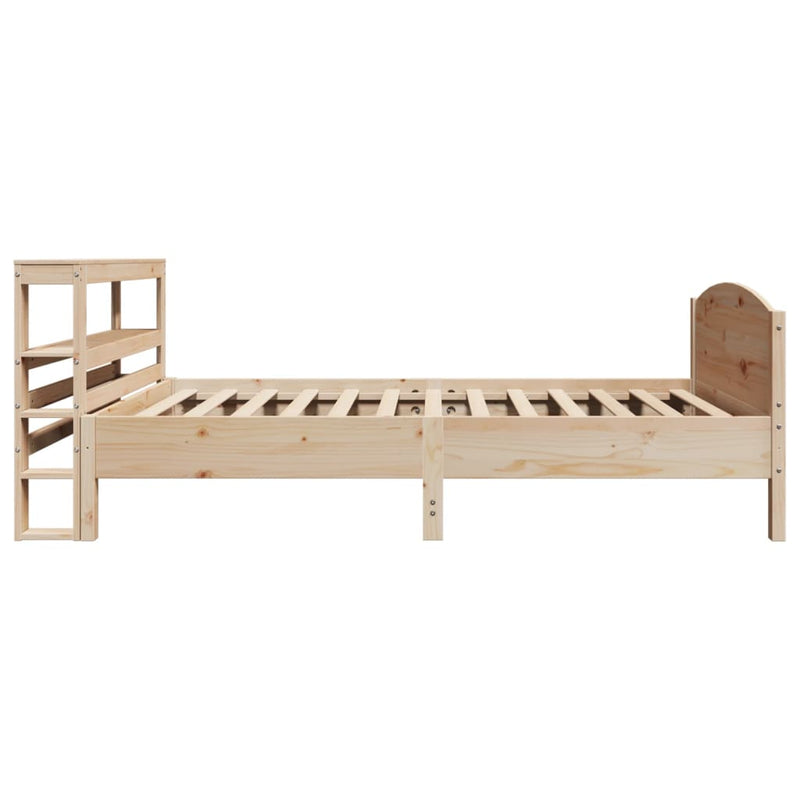 vidaXL tömör fenyőfa ágy matrac nélkül 100 x 200 cm