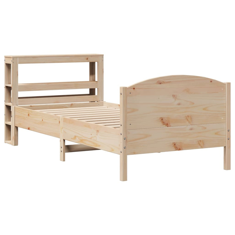vidaXL tömör fenyőfa ágy matrac nélkül 90 x 200 cm