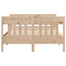 vidaXL tömör fenyőfa ágy matrac nélkül 160 x 200 cm