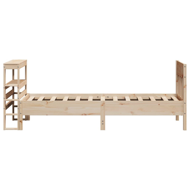 vidaXL tömör fenyőfa ágy matrac nélkül 90 x 200 cm