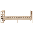 vidaXL tömör fenyőfa ágykeret matrac nélkül 90 x 190 cm