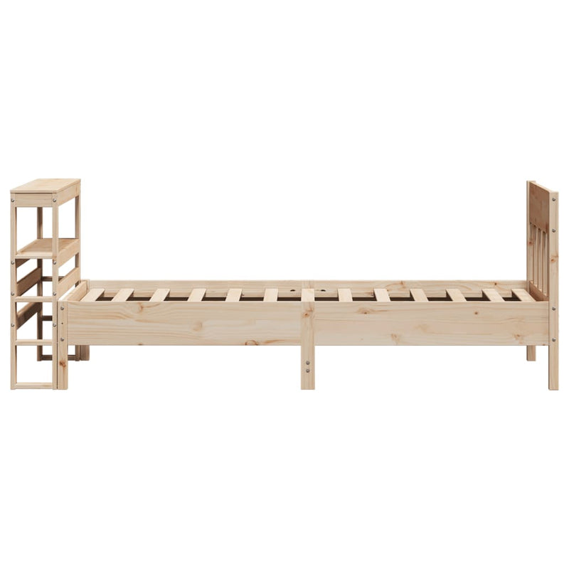vidaXL tömör fenyőfa ágykeret matrac nélkül 90 x 190 cm