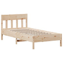 vidaXL tömör fenyőfa ágykeret matrac nélkül 90 x 190 cm