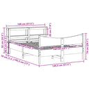 vidaXL fehér tömör fenyőfa ágykeret fejtámlával 140 x 190 cm