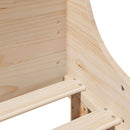 vidaXL tömör fenyőfa ágy matrac nélkül 160 x 200 cm