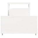 vidaXL fehér tömör fenyőfa ágykeret matrac nélkül 90 x 190 cm