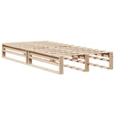 vidaXL tömör fenyőfa ágy matrac nélkül 90 x 200 cm
