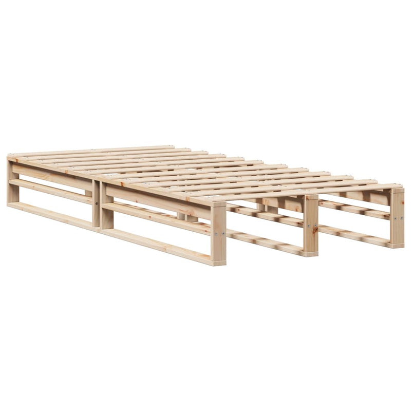 vidaXL tömör fenyőfa ágy matrac nélkül 100 x 200 cm