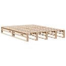 vidaXL tömör fenyőfa ágykeret ágy matrac nélkül 120 x 200 cm