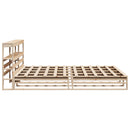 vidaXL tömör fenyőfa ágy matrac nélkül 200 x 200 cm