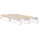 vidaXL fehér tömör fenyőfa ágy matrac nélkül 75 x 190 cm