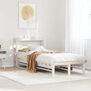 vidaXL fehér tömör fenyőfa ágykeret matrac nélkül 90 x 190 cm
