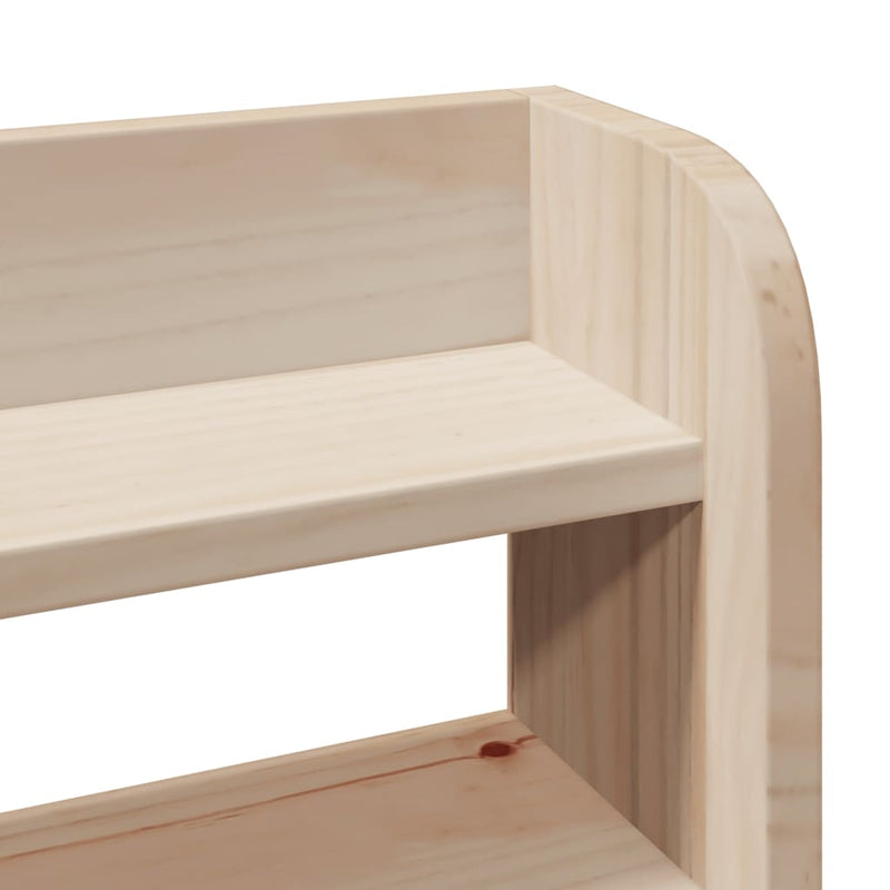 vidaXL tömör fenyőfa ágy matrac nélkül 75 x 190 cm