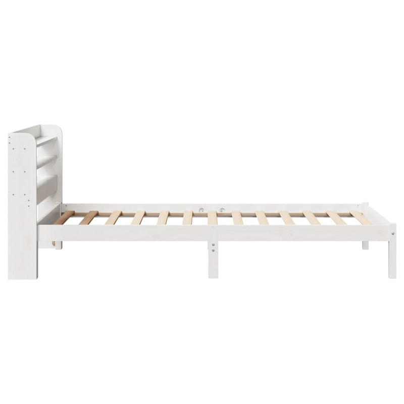 vidaXL fehér tömör fenyőfa ágykeret matrac nélkül 90 x 190 cm