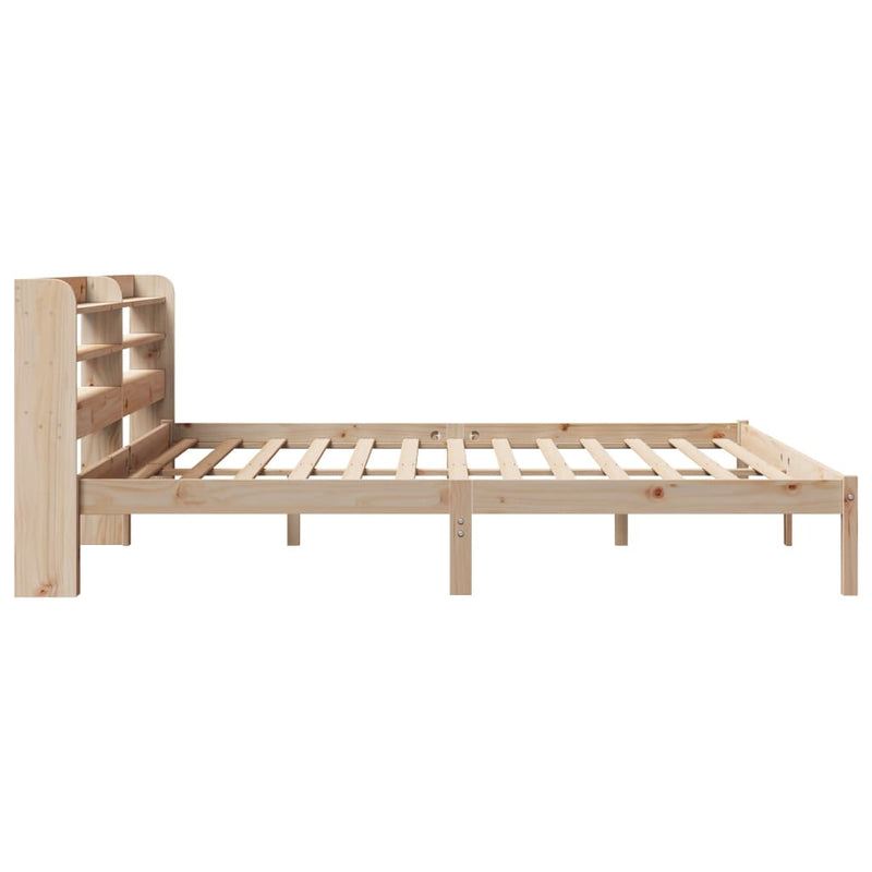 vidaXL tömör fenyőfa ágy matrac nélkül 180 x 200 cm