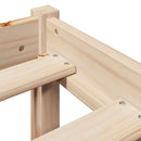 vidaXL tömör fenyőfa ágykeret matrac nélkül 90 x 190 cm