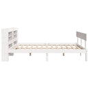 vidaXL fehér tömör fenyőfa ágy matrac nélkül 160 x 200 cm
