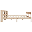 vidaXL tömör fenyőfa ágy matrac nélkül 180 x 200 cm