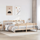 vidaXL tömör fenyőfa ágy matrac nélkül 180 x 200 cm