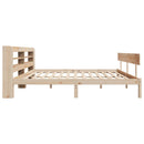 vidaXL tömör fenyőfa ágy matrac nélkül 200 x 200 cm