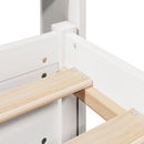 vidaXL fehér ágykeret fejtámlával matrac nélkül 120x200 cm