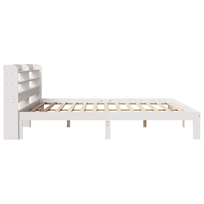 vidaXL fehér ágykeret fejtámlával matrac nélkül 200x200 cm