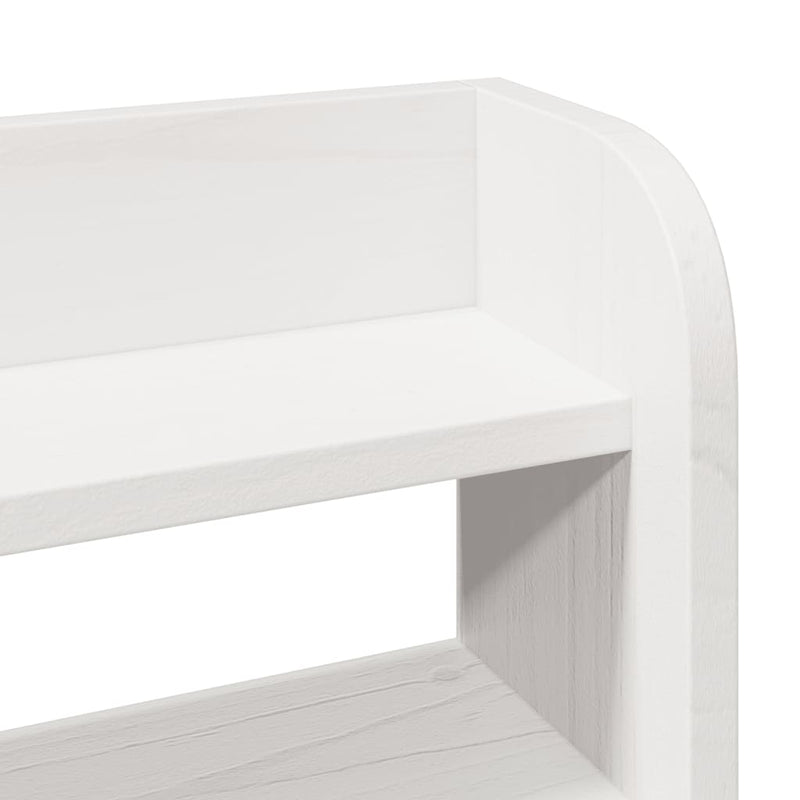 vidaXL fehér tömör fenyőfa ágy matrac nélkül 150 x 200 cm