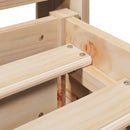 vidaXL tömör fenyőfa ágykeret matrac nélkül 90 x 190 cm