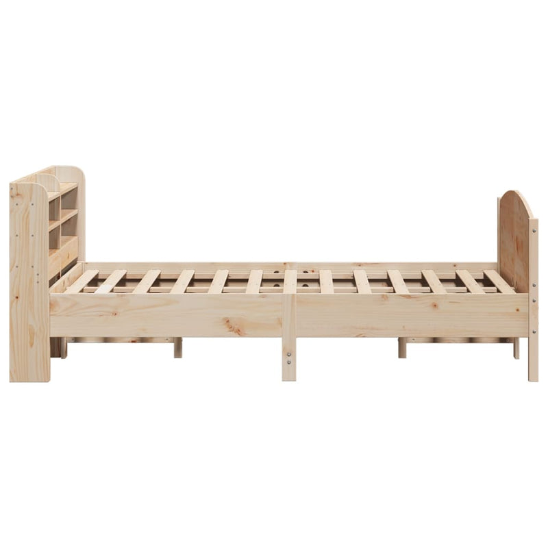 vidaXL tömör fenyőfa ágy matrac nélkül 140 x 190 cm