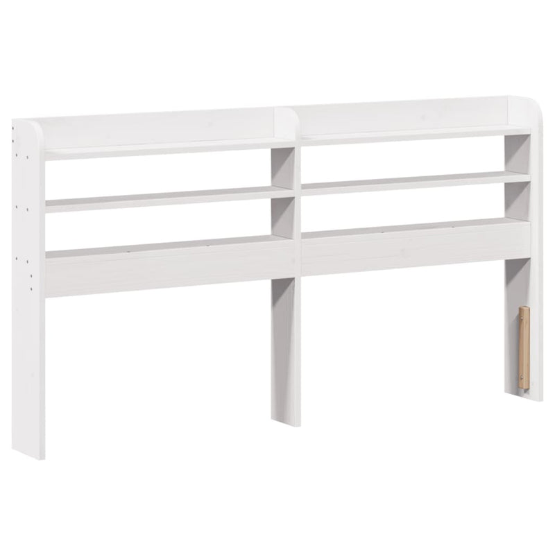 vidaXL fehér tömör fenyőfa ágy matrac nélkül 140x190 cm