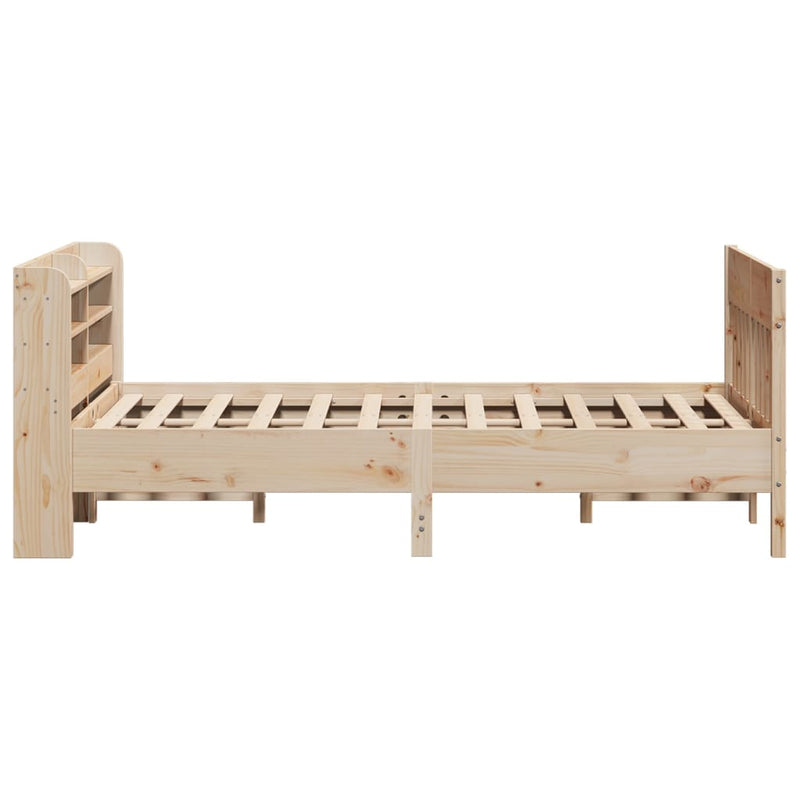 vidaXL tömör fenyőfa ágy matrac nélkül 150x200 cm