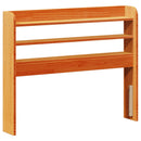 vidaXL viaszbarna tömör fenyőfa ágy matrac nélkül 75 x 190 cm
