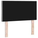 vidaXL LED ágytámla Világosszürke 80 cm szövet