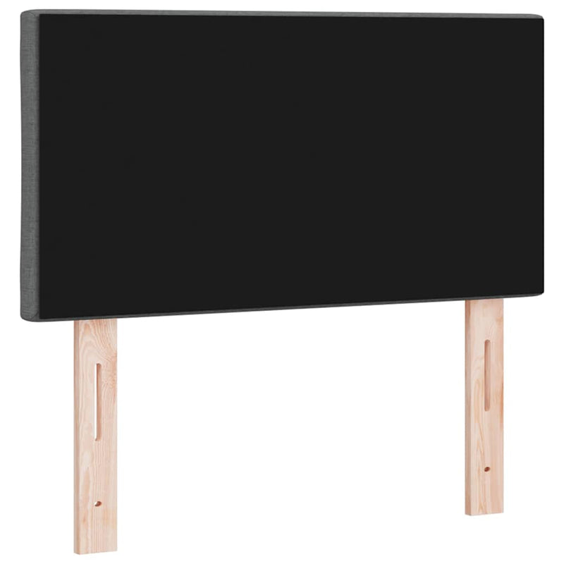 vidaXL Fejtámla LED -es lámpákkal fejtámlával Szürke 80 cm szövet