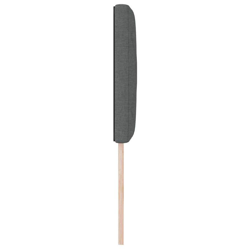vidaXL Fejtámla LED -es lámpákkal fejtámlával Szürke 80 cm szövet