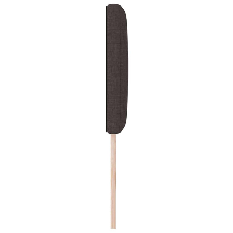 vidaXL Fejtámla LED -es lámpákkal fejtámlával Barna 80 cm szövet