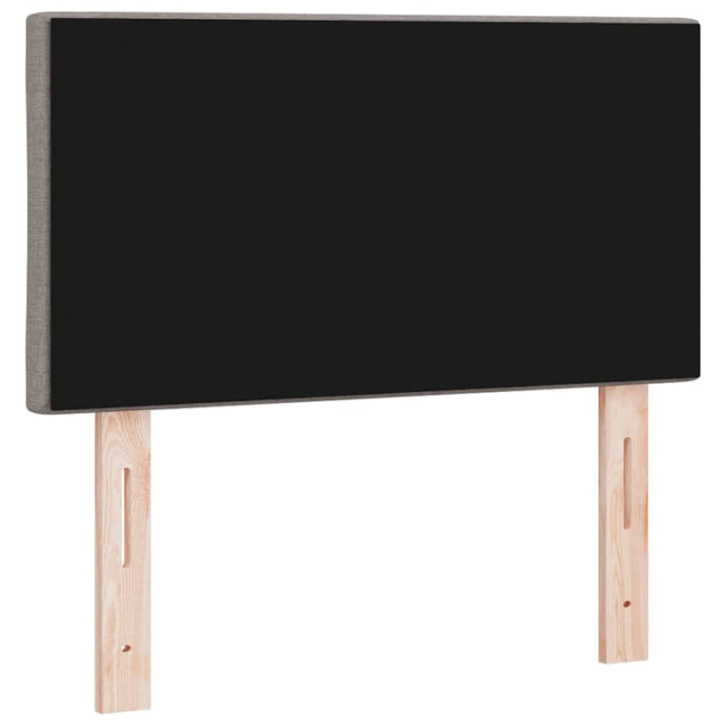 vidaXL Fejtámla LED -es lámpákkal fejtámlával Tópszínű 80 cm szövet