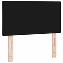vidaXL LED ágytámla Fekete 80 cm Bársony