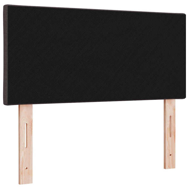 vidaXL Fejtámla LED -es lámpákkal fejtámlával Barna 90 cm szövet