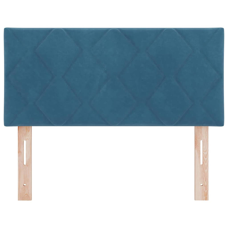 vidaXL LED Fejtámla LED -es lámpákkal Sötétkék 100 cm Bársony