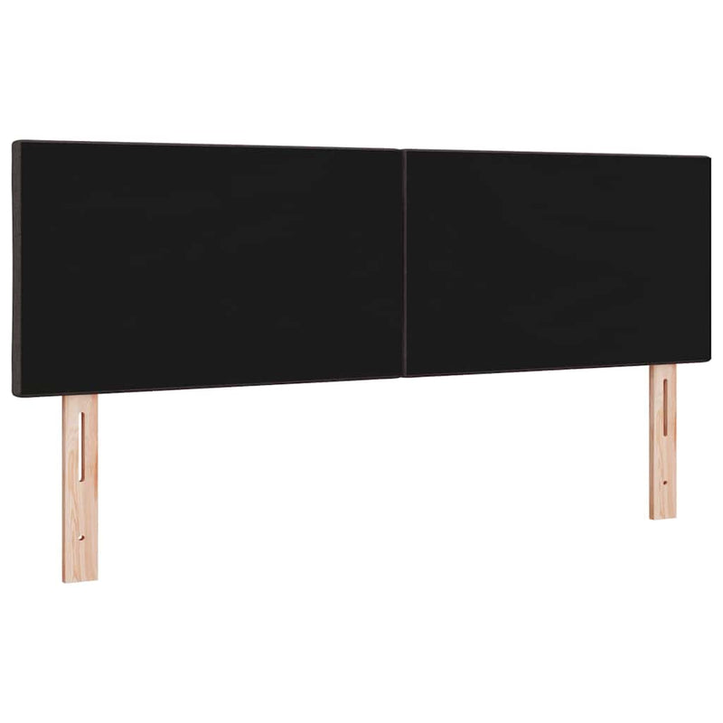 vidaXL Fejtámla LED -es lámpákkal fejtámlával Barna 144 cm szövet