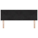 vidaXL LED Fejtámla LED -es lámpákkal Fekete 160 cm Bársony