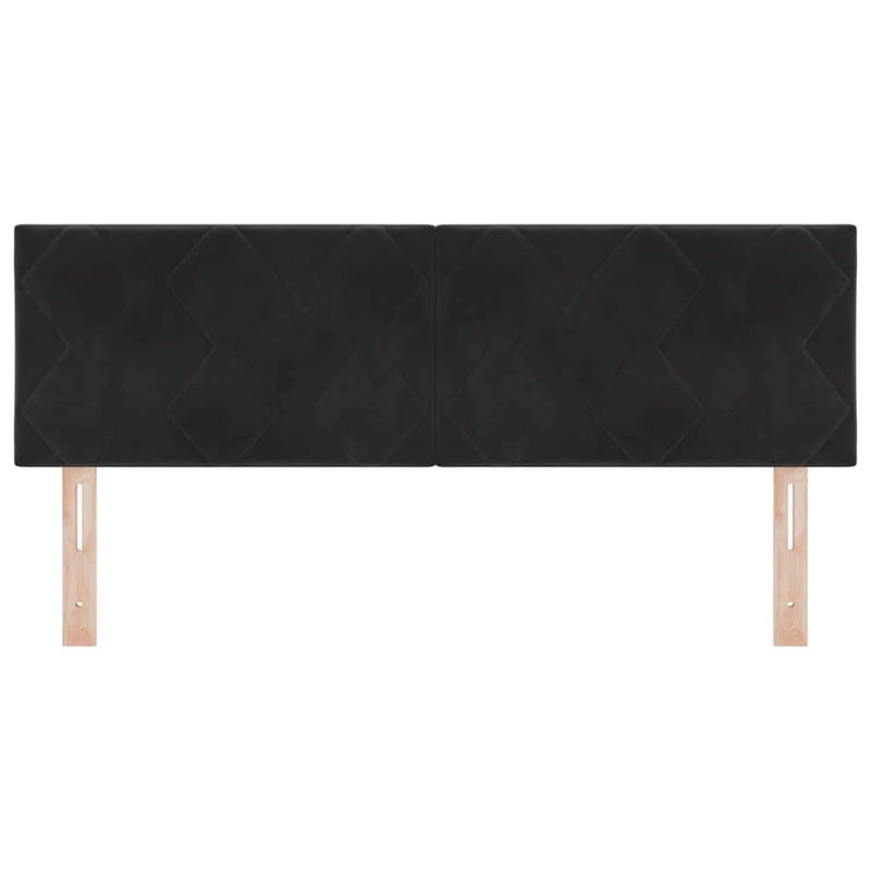 vidaXL LED Fejtámla LED -es lámpákkal Fekete 160 cm Bársony