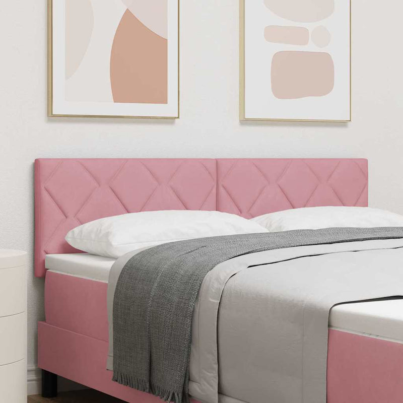 vidaXL LED Fejtámla LED -es lámpákkal Rózsaszín 160 cm Bársony
