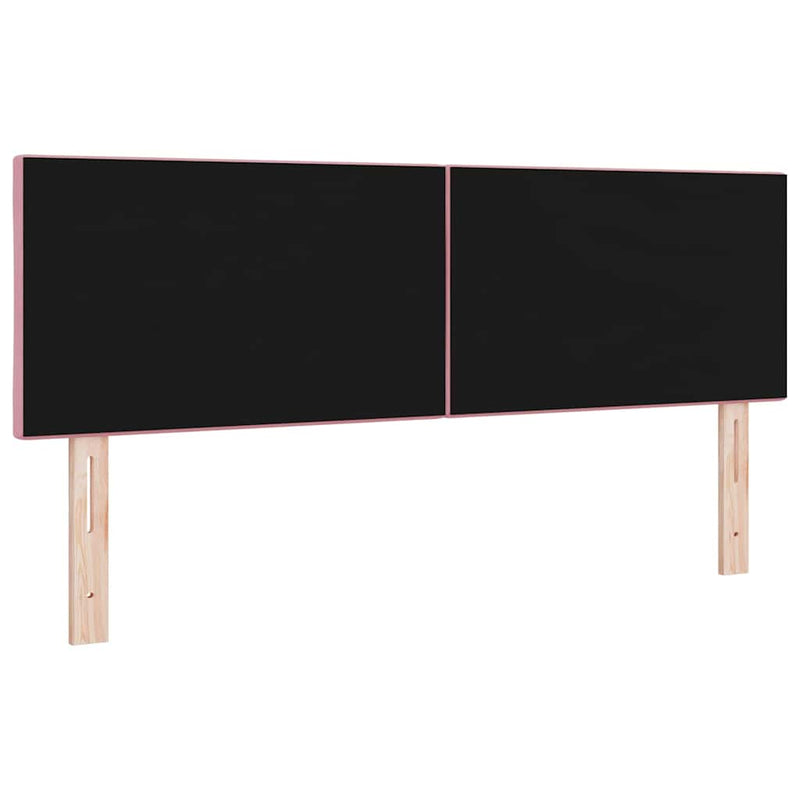 vidaXL LED Fejtámla LED -es lámpákkal Rózsaszín 160 cm Bársony