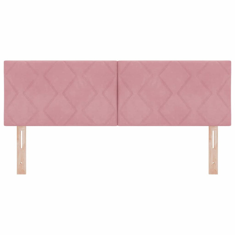 vidaXL LED Fejtámla LED -es lámpákkal Rózsaszín 160 cm Bársony