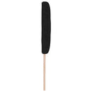 vidaXL LED ágytámla Fekete 180 cm szövet