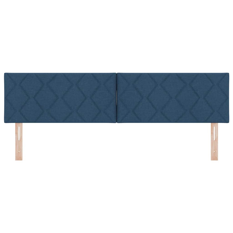 vidaXL Fejtámla LED -es lámpákkal fejtámlával Kék 180 cm szövet