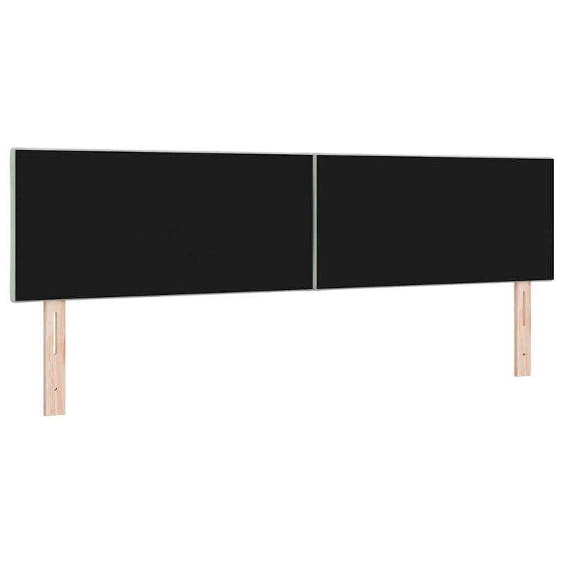vidaXL LED Fejtámla LED -es lámpákkal Világosszürke 180 cm Bársony
